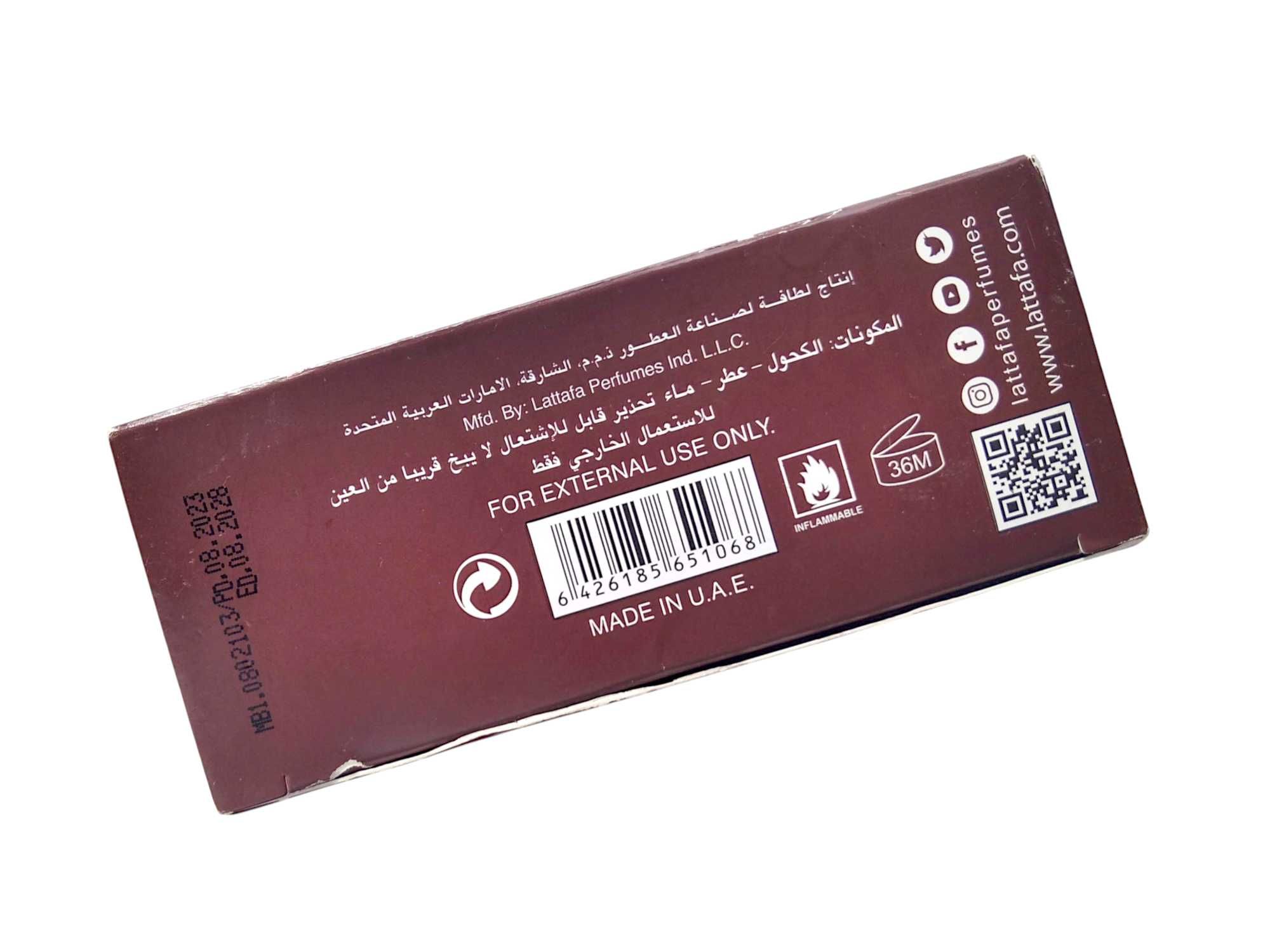 zestaw Khalis Pure Oudi woda perfumowana + dezodorant, Lattafa uniseks