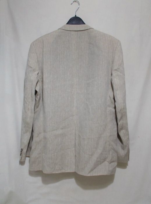 Новый костюм бежевый в полоску льняной 'Stones' 56р
