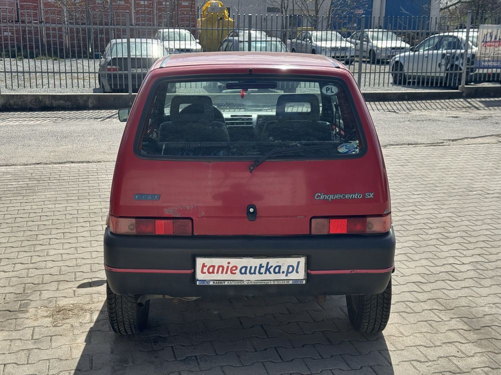 Fiat Cinquecento 0.9B 39KM 1995 Rok • Raty • Okazja