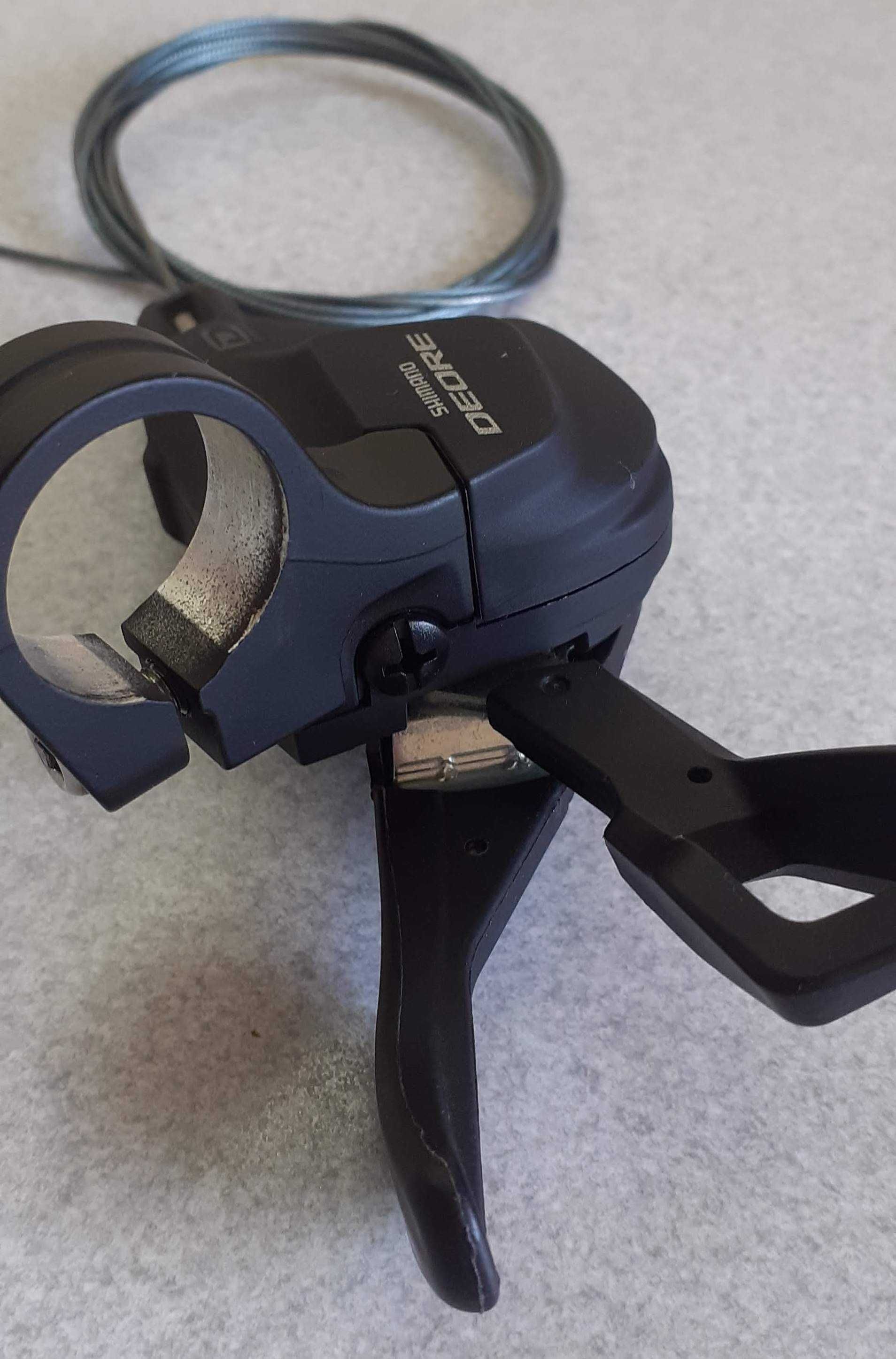 Перемикач передач монетка Shimano Deore SL-M6000 на 10шв. з тросом