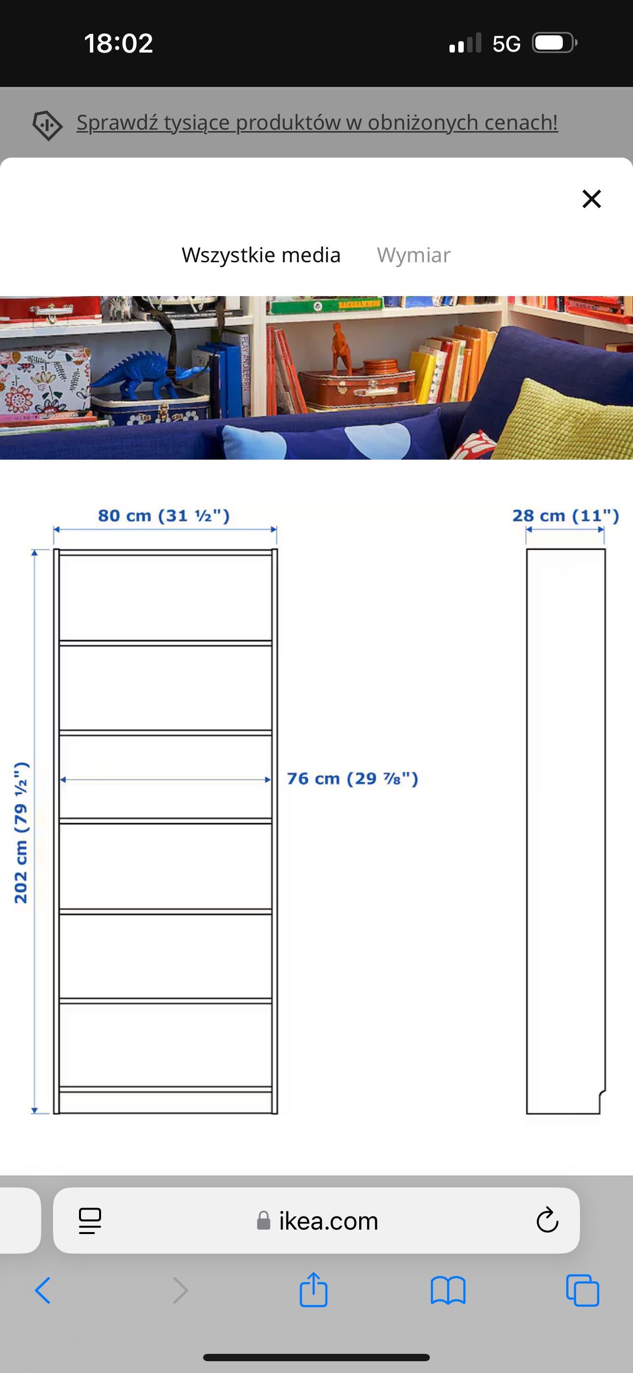 Regał billy ikea