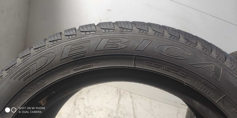 Opony 205/55R16 DĘBICA zima FRIGO 2 II para 2szt ładne jak nowe