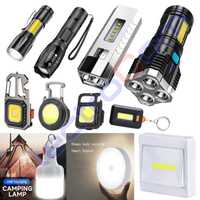 Ліхтар туристичний, ліхтар акумуляторний, світильник LED COB - різні