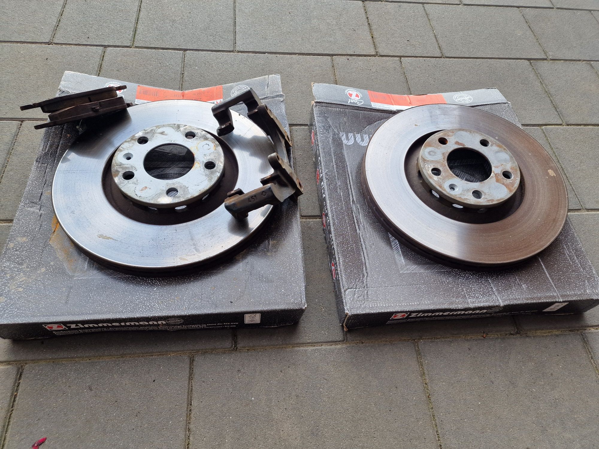 Jarzma 451, tarcze 312mm, klocki i zaciski do a4 b5