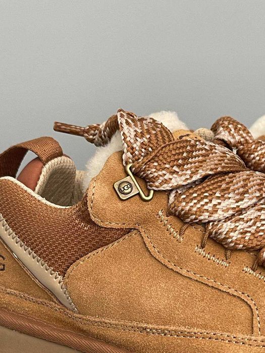 41 (26 см) UGG Lowmel Sneaker Platform Chestnut зимові уггі угг хутро