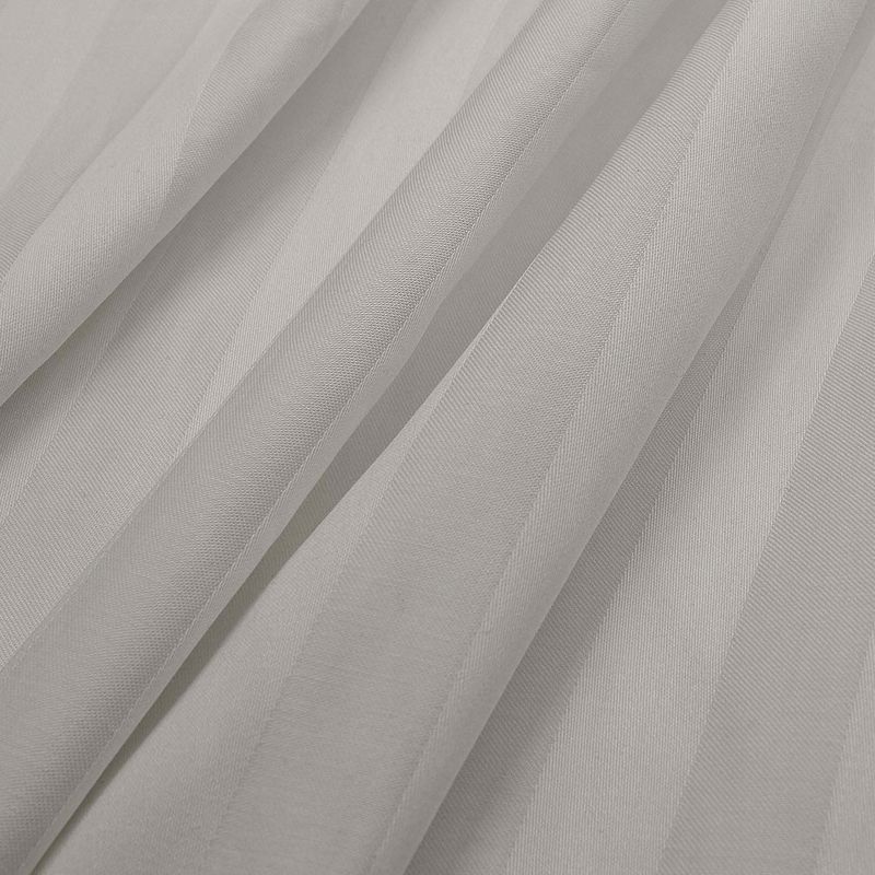 Pościel 160x200/7 części Satyna Bambus Komplet Premium Stripe