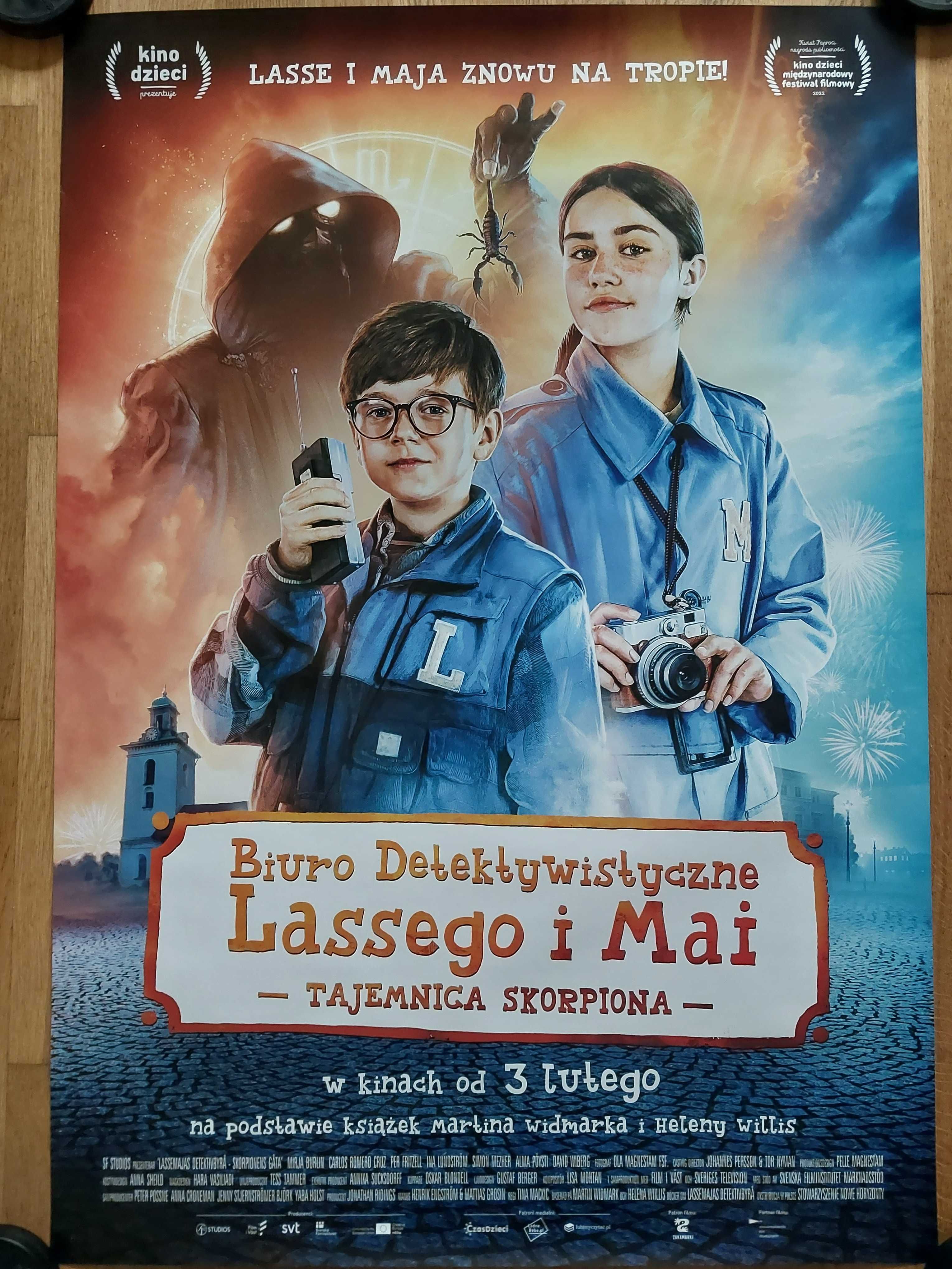 Plakat filmowy ,,Biuro detektywistyczne Jassego i Mai"