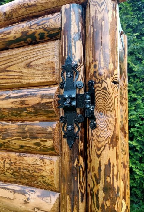 Rustykalna szafa grill ogród kuchnia salon