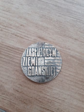 Medal posrebrzany Zasłużonym Ziemi  Gdańskiej