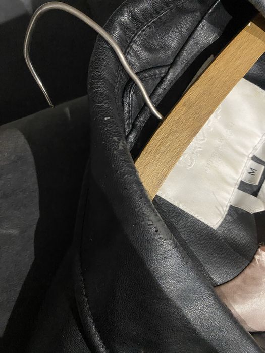 Kurtka ramoneska Cropp biker jacket skórzana