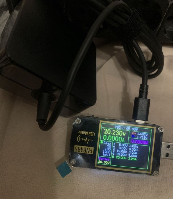 Зарядка 65w для lenovo и других гаджетов