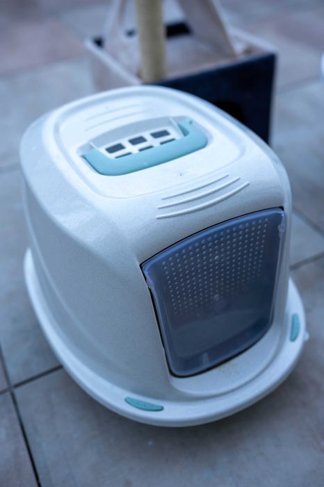 PROMO Gatos: Caixa de Areia + Brinquedo/casinha com arranhador