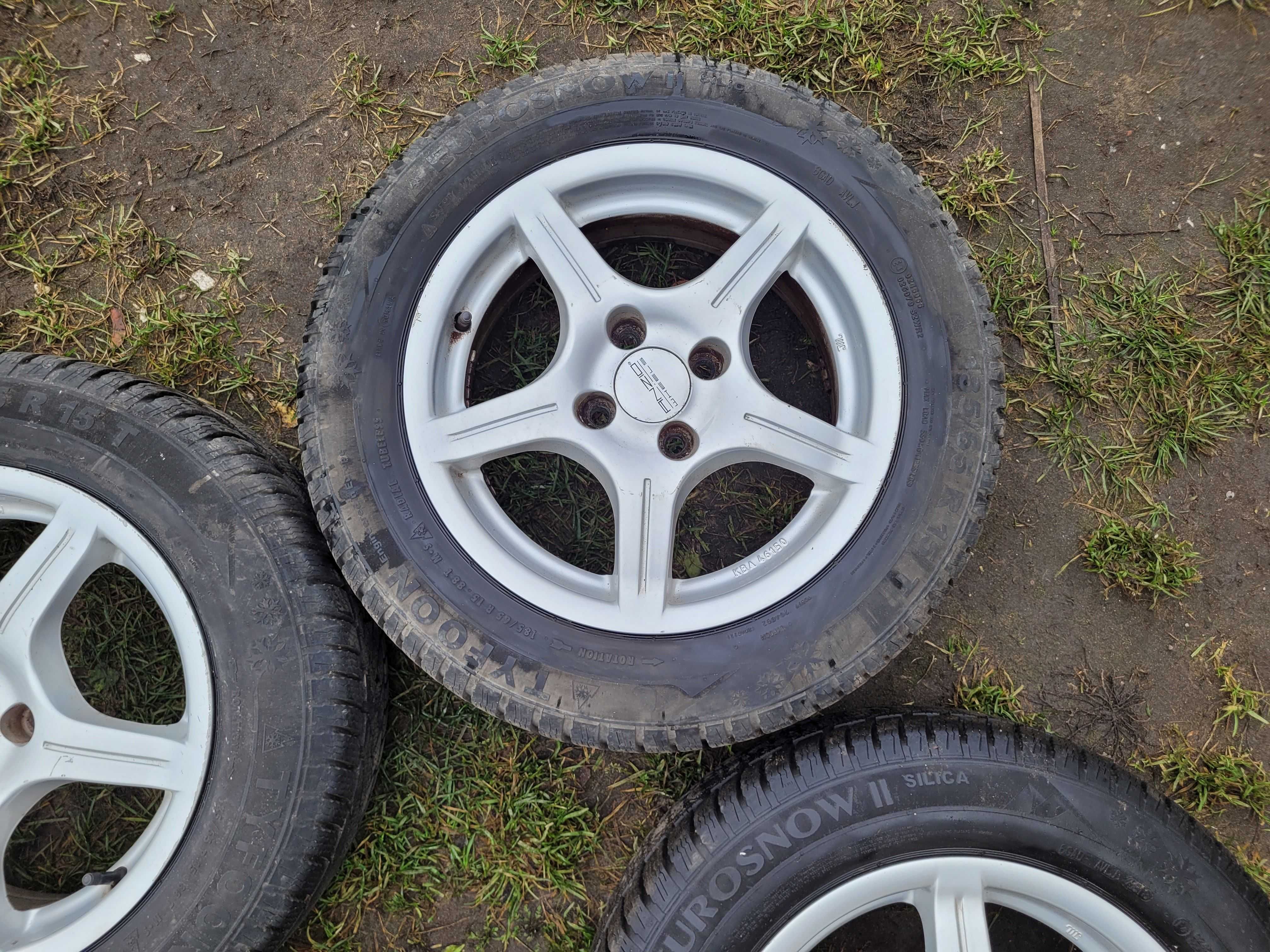 Alufelgi koła felgi R15 OPEL CORSA D 4X100 opony 185/65r15 8mm