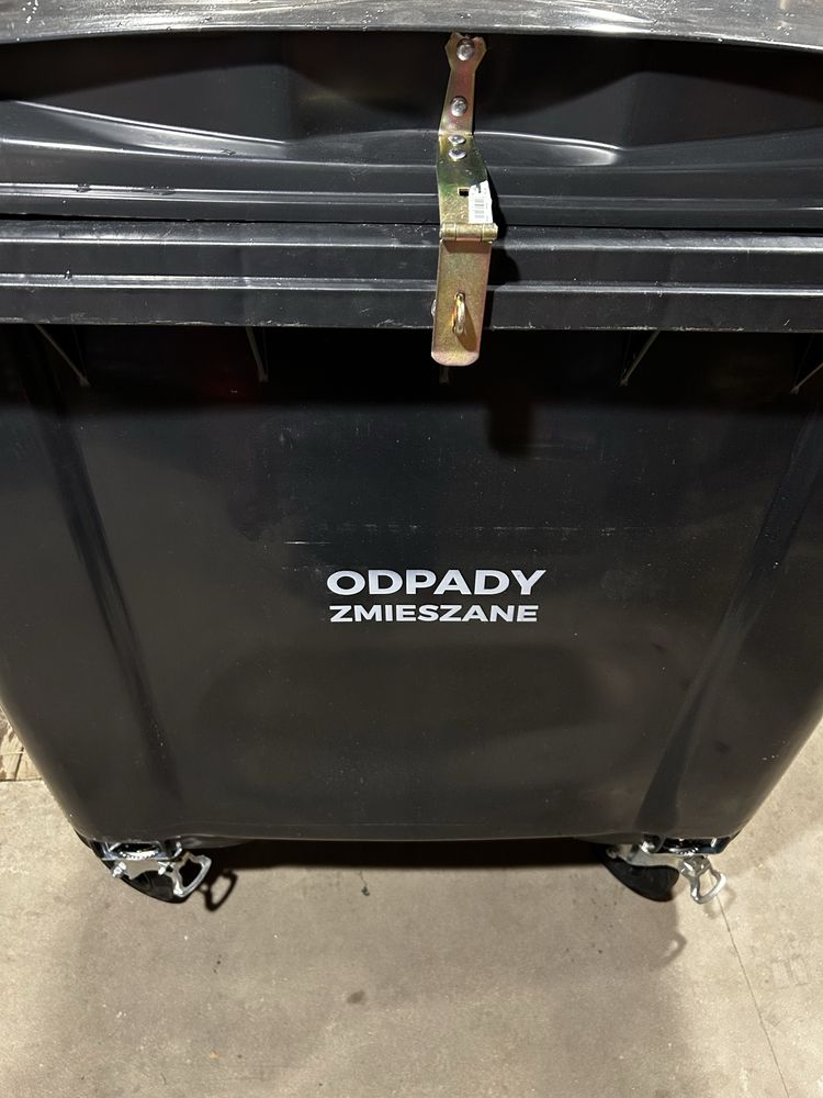 PROMOCJA! Nowy Pojemnik 1100 kosz kontener 1,1 M3 1100 L śmieci odpady