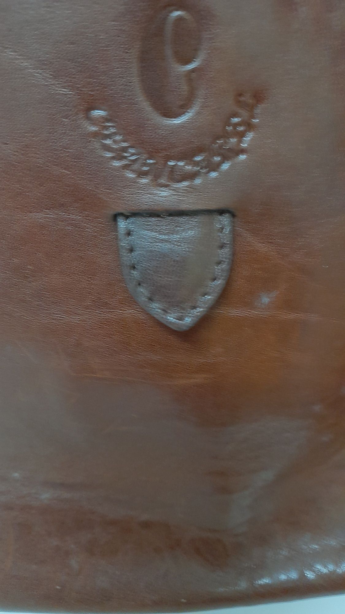 Mala Ceancarel de ombro couro castanho escuro 34x25 cm - ÚLTIMOS DIAS