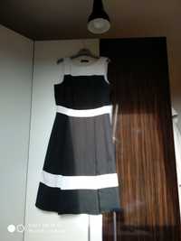 Sukienka czarno-biała