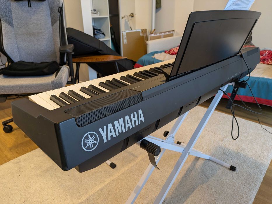 Yamaha P-125 B + Nowy Statyw + Krzesełko + Pokrowiec