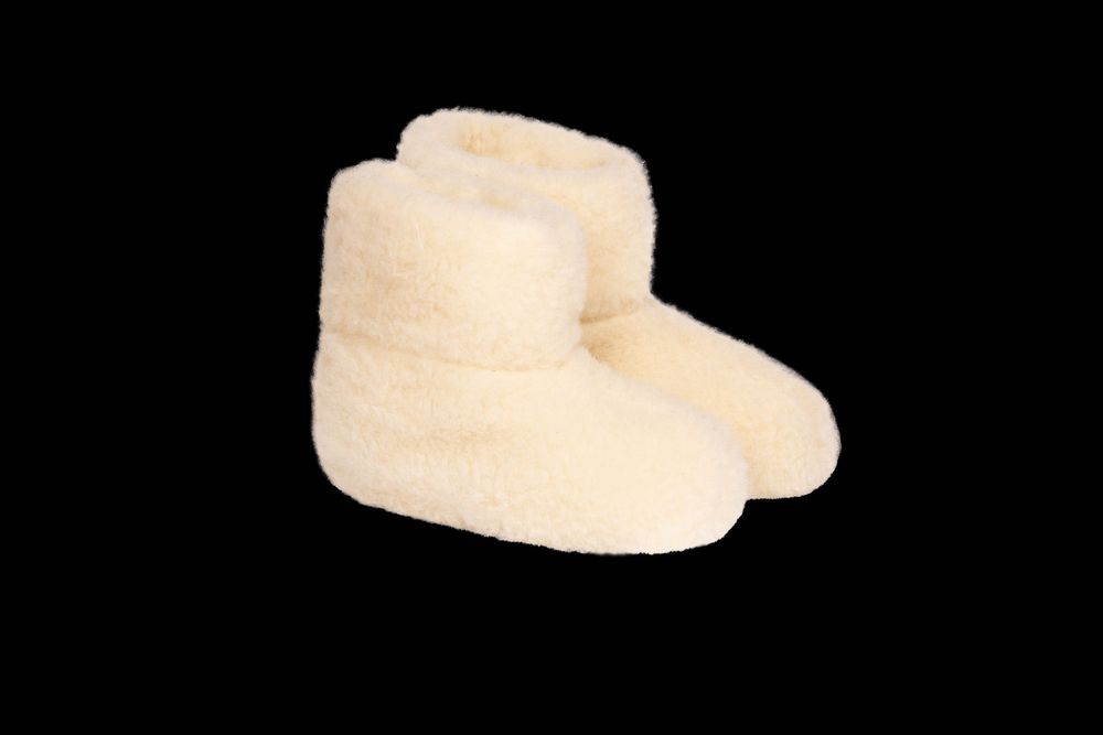 Oryginalne kapcie/bambosze Woolca z wełny merino r25/26 outlet