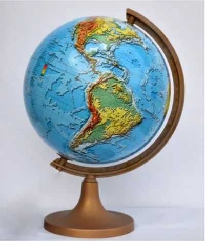 Globus fizyczny 3D 32 cm