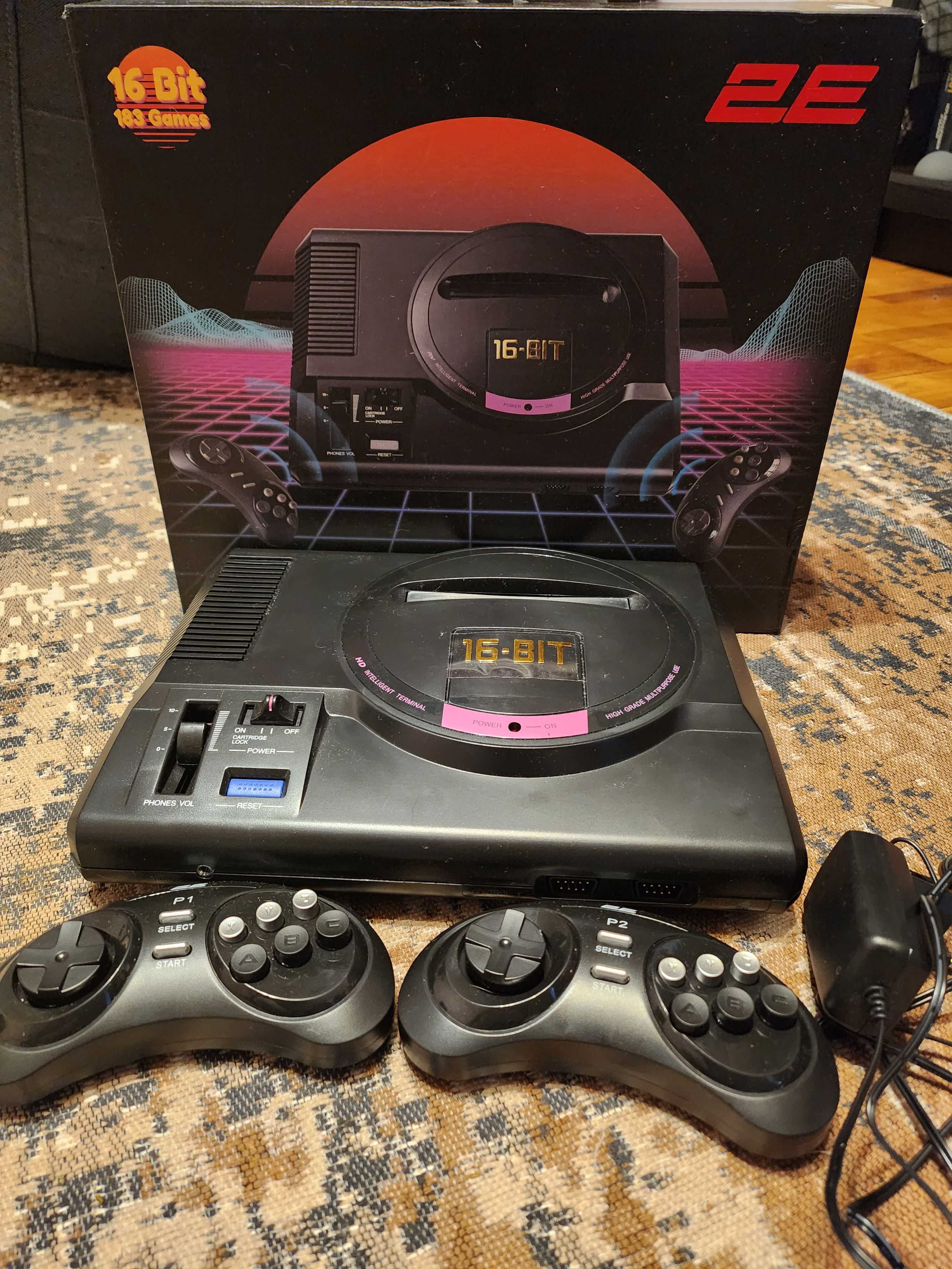 Игровая приставка Game console 16 bit + 2 беспроводных джойстика.