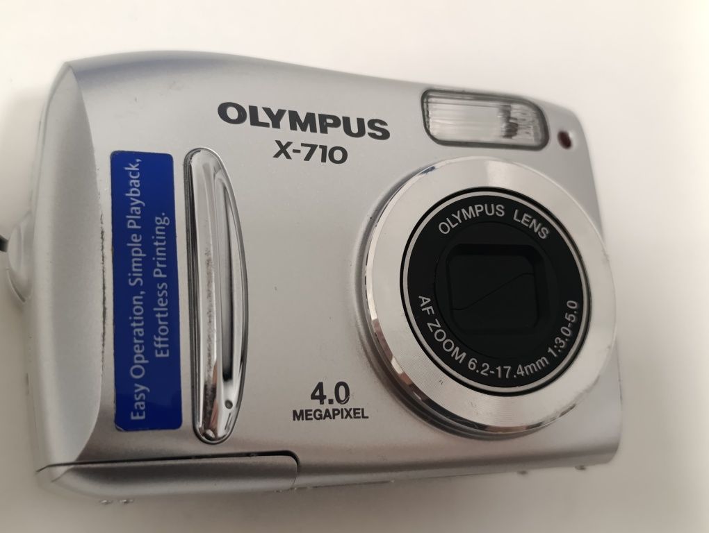 Aparat cyfrowy OLYMPUS X-710 4 mpx na baterie vintage retro y2k CCD