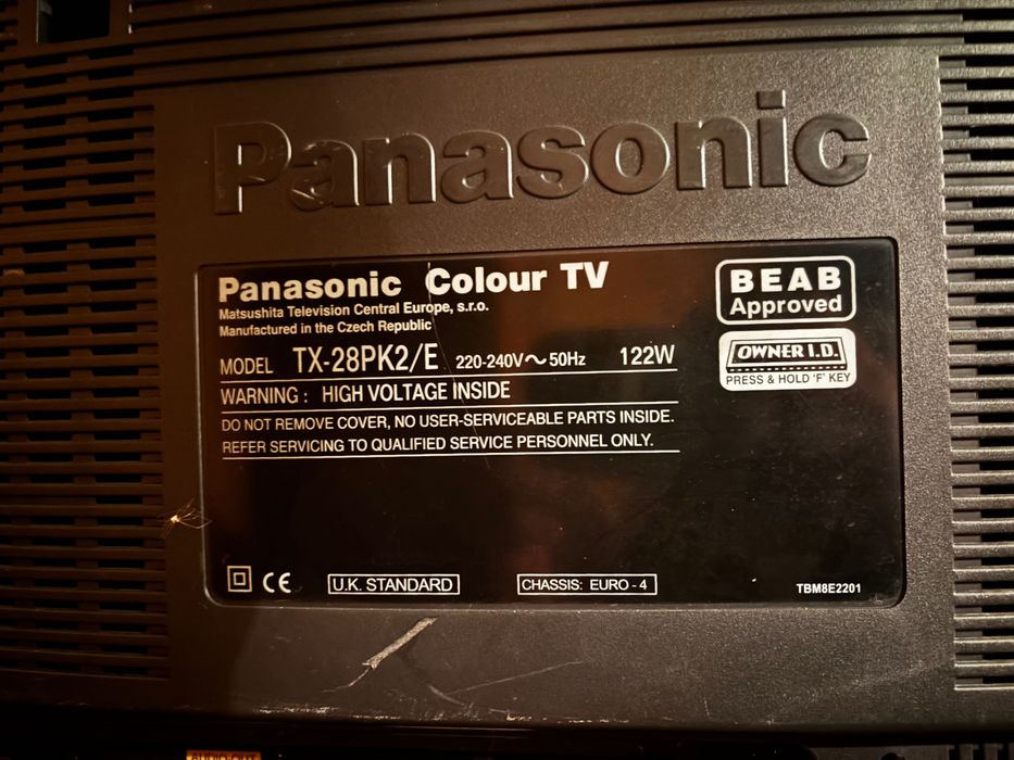 Telewizor Panasonic TX-28pk2/e sprawny na działkę itp