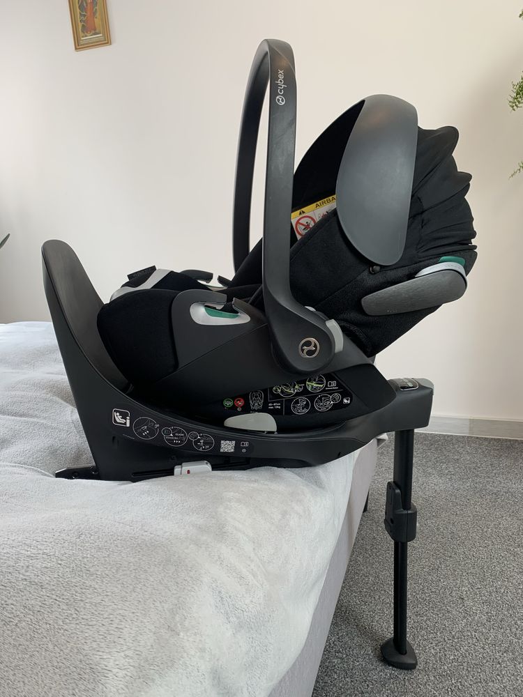 Fotelik z bazą obrotową Cybex Cloud Z2 I-Size Plus Deep Black 0-13Kg
