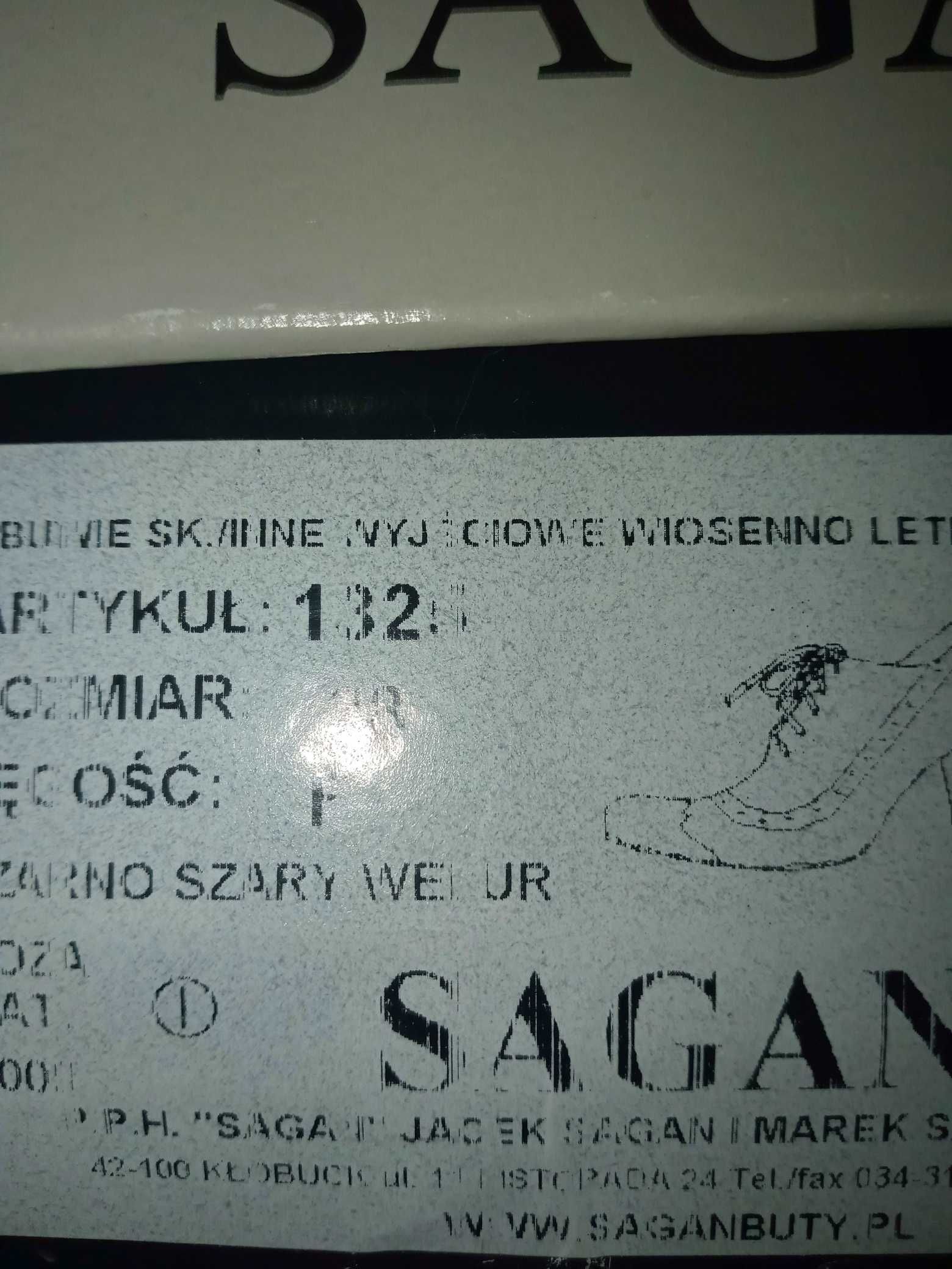 Buty welur zamsz r.38 na obcasie
