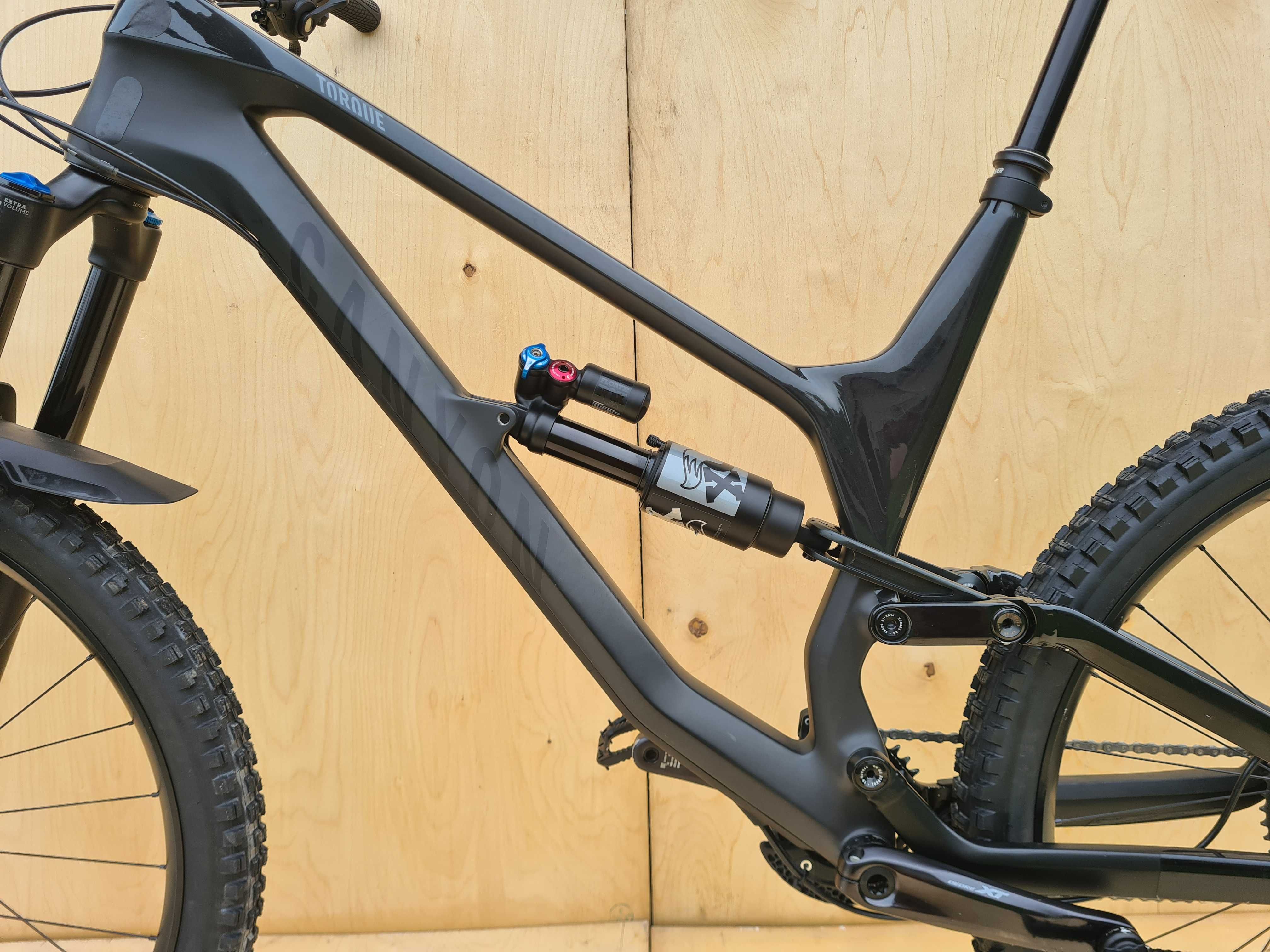 MEGA jak NOWY Canyon Torque CF8 XL Carbon Fox Elite XT ENDURO rower !!