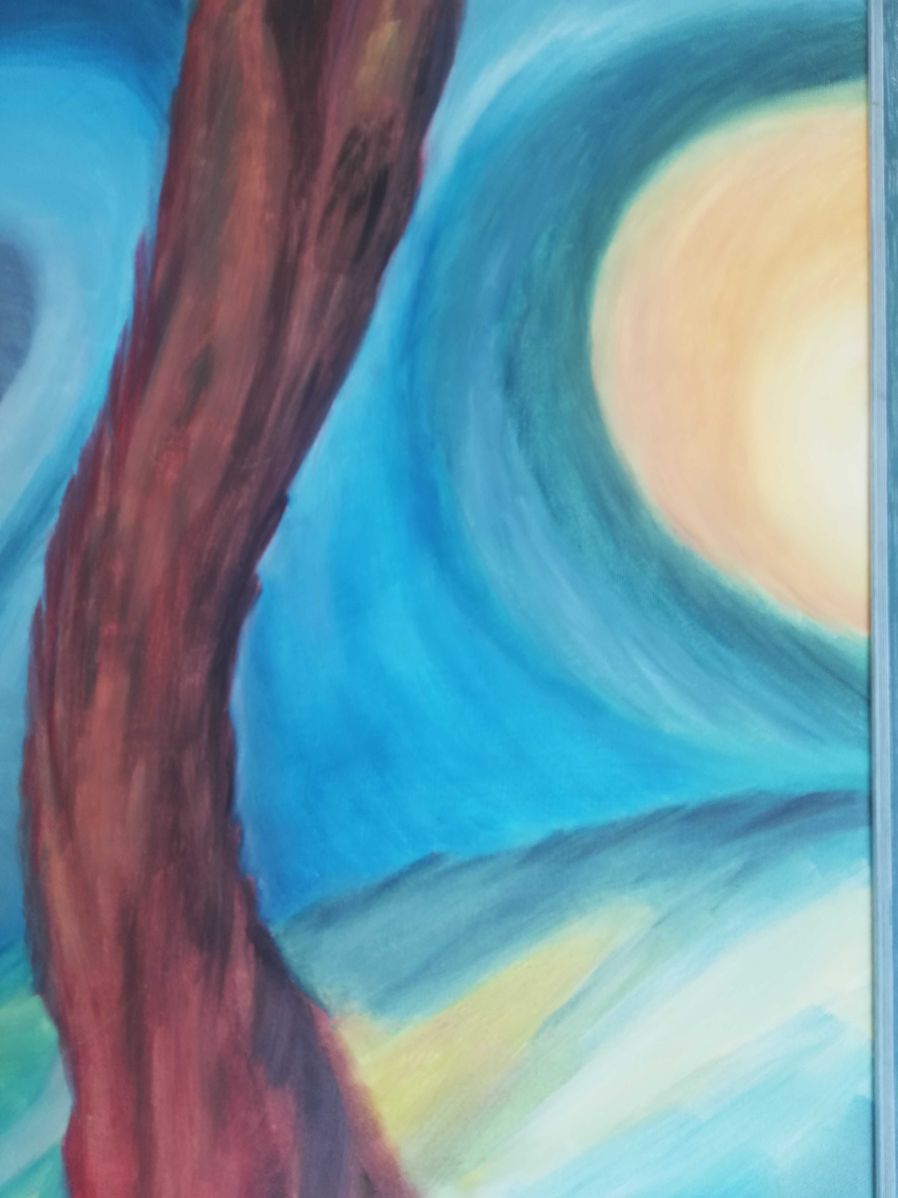 Pintura a óleo sobre tela