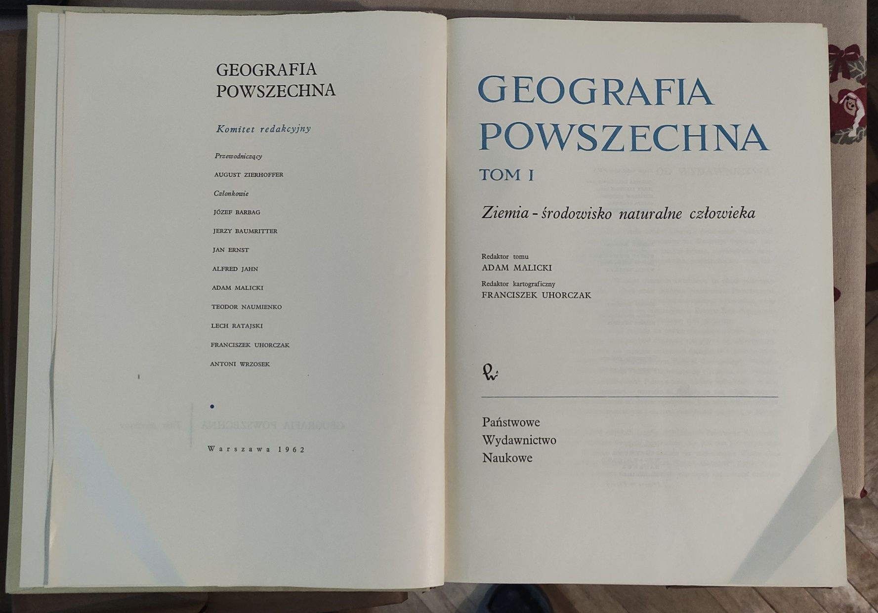 Geografia Powszechna PWN 1962