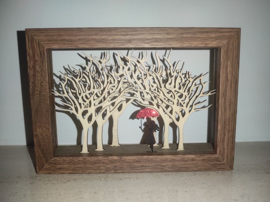 Quadro profundidade 3D