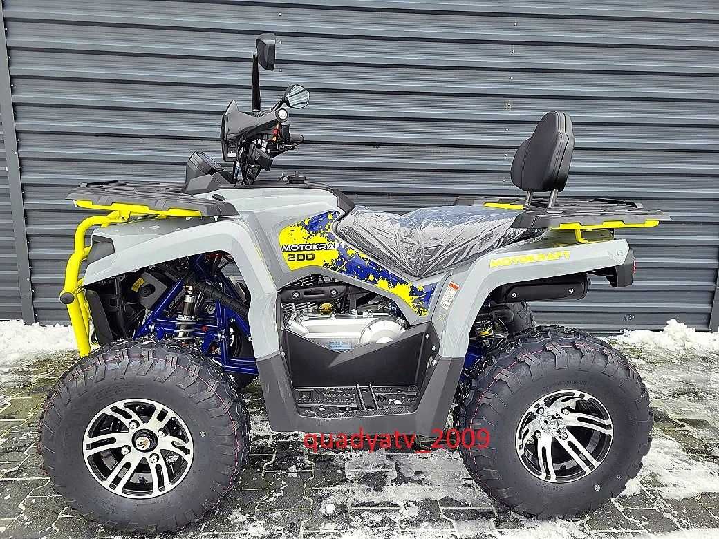 Quad Mikilon 200 CC Homologacja odśnieżarka wyciągarka gratis dostawa