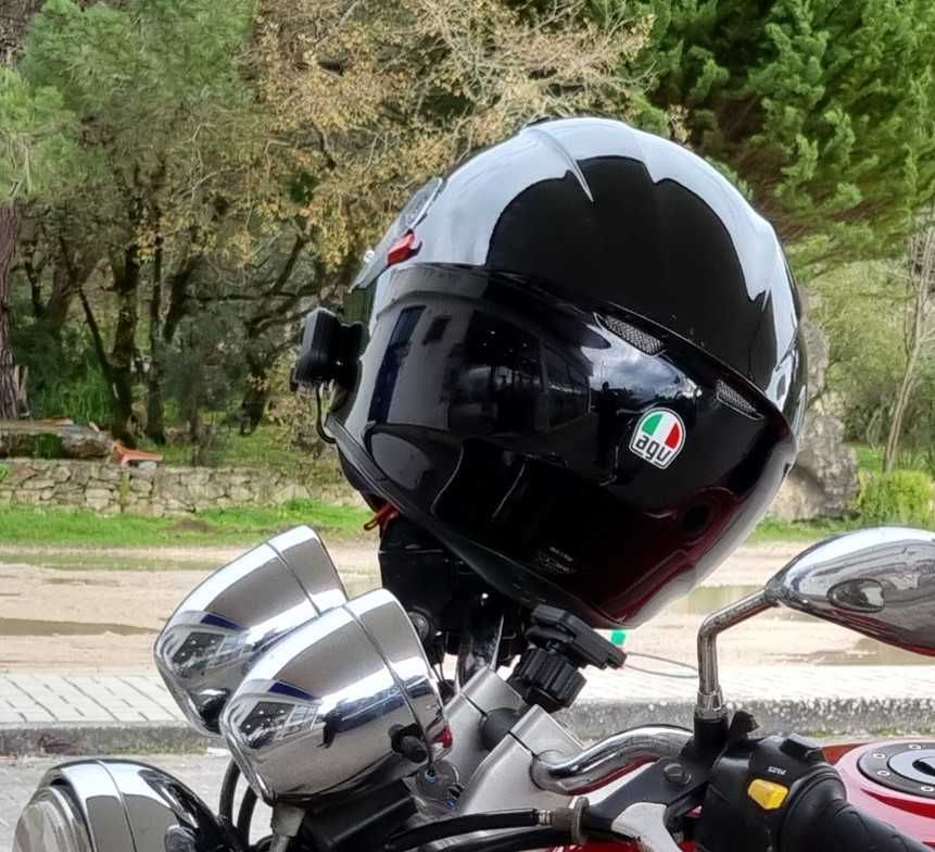 Capacete AGV K3 SV Integral (L) + Intercomunicador Cardo