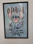 Plakat Stich w ramie
