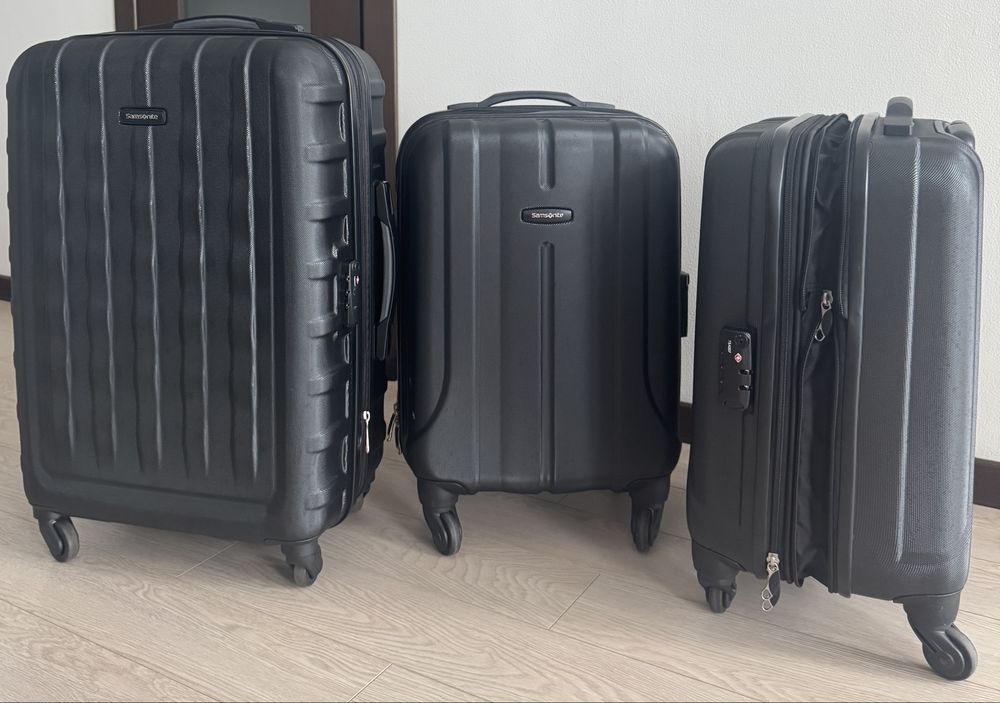 валіза Samsonite S M середня ручна поклажа чемодан полікарбонат