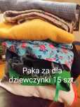 paka 15 sztuk xs dla dziewczynki