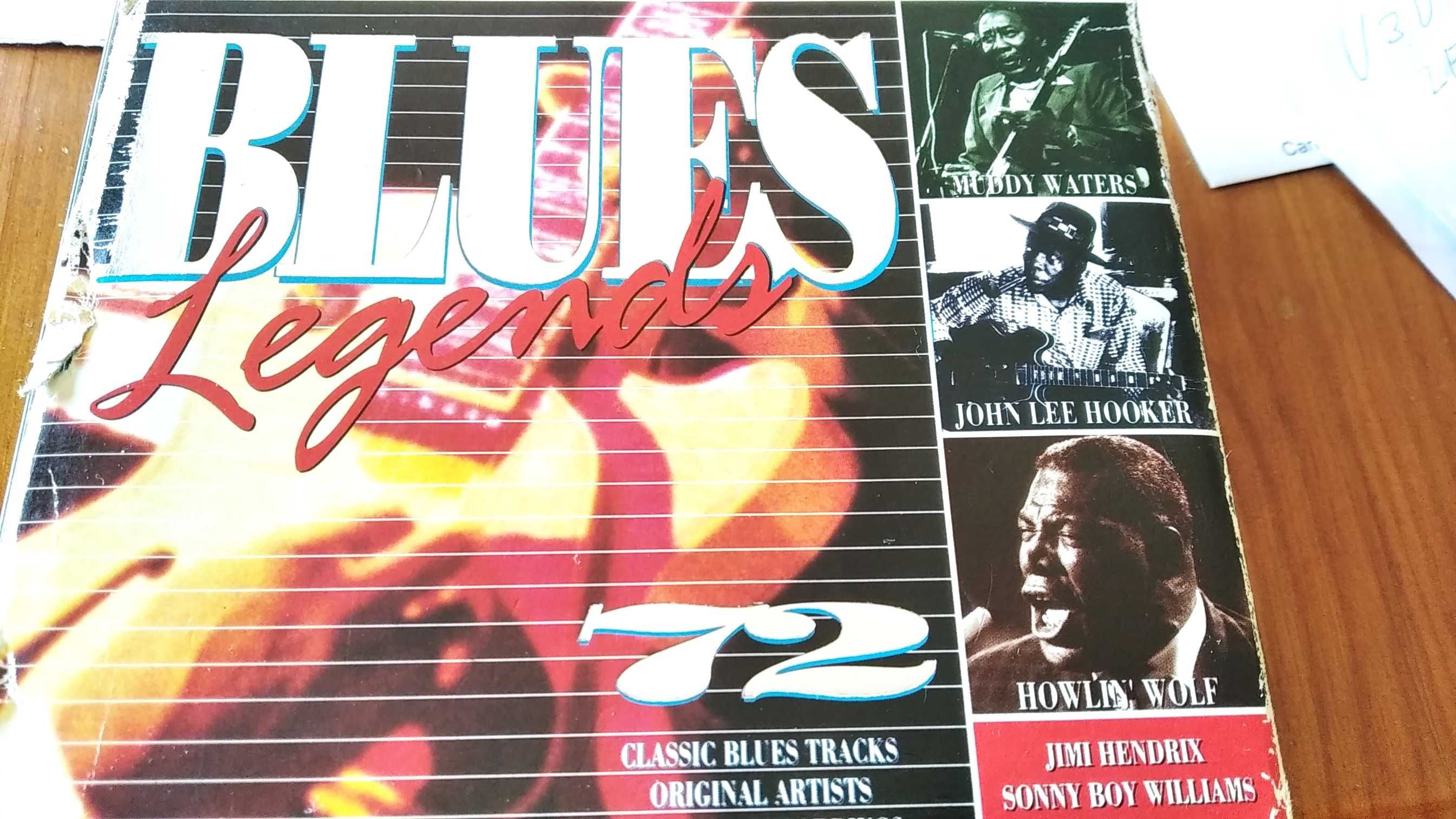 Blues Legends 72 Classic Blues Tracks Original Artists Recordings CD