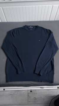 Wełniany Sweter Tommy Hilfiger Small Logo Wool Sweater Nowsza kolekcja