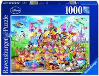 Puzzle 1000 Karnawał Postaci Disneya, Ravensburger