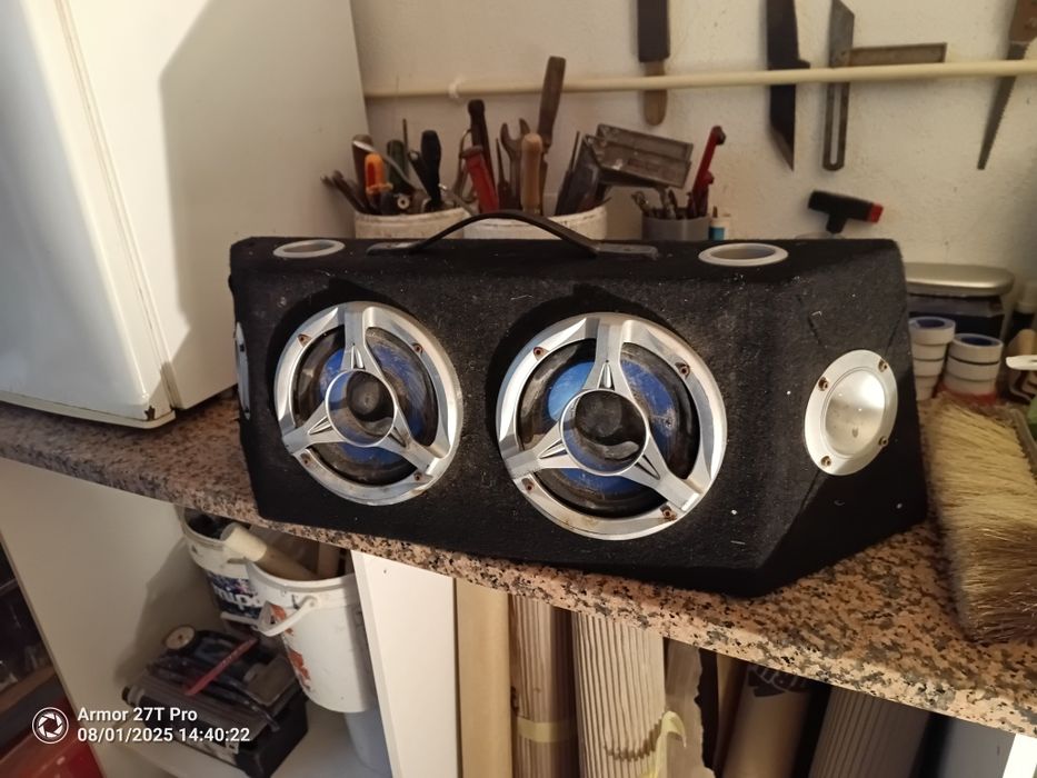 Subwoofer  e coluna