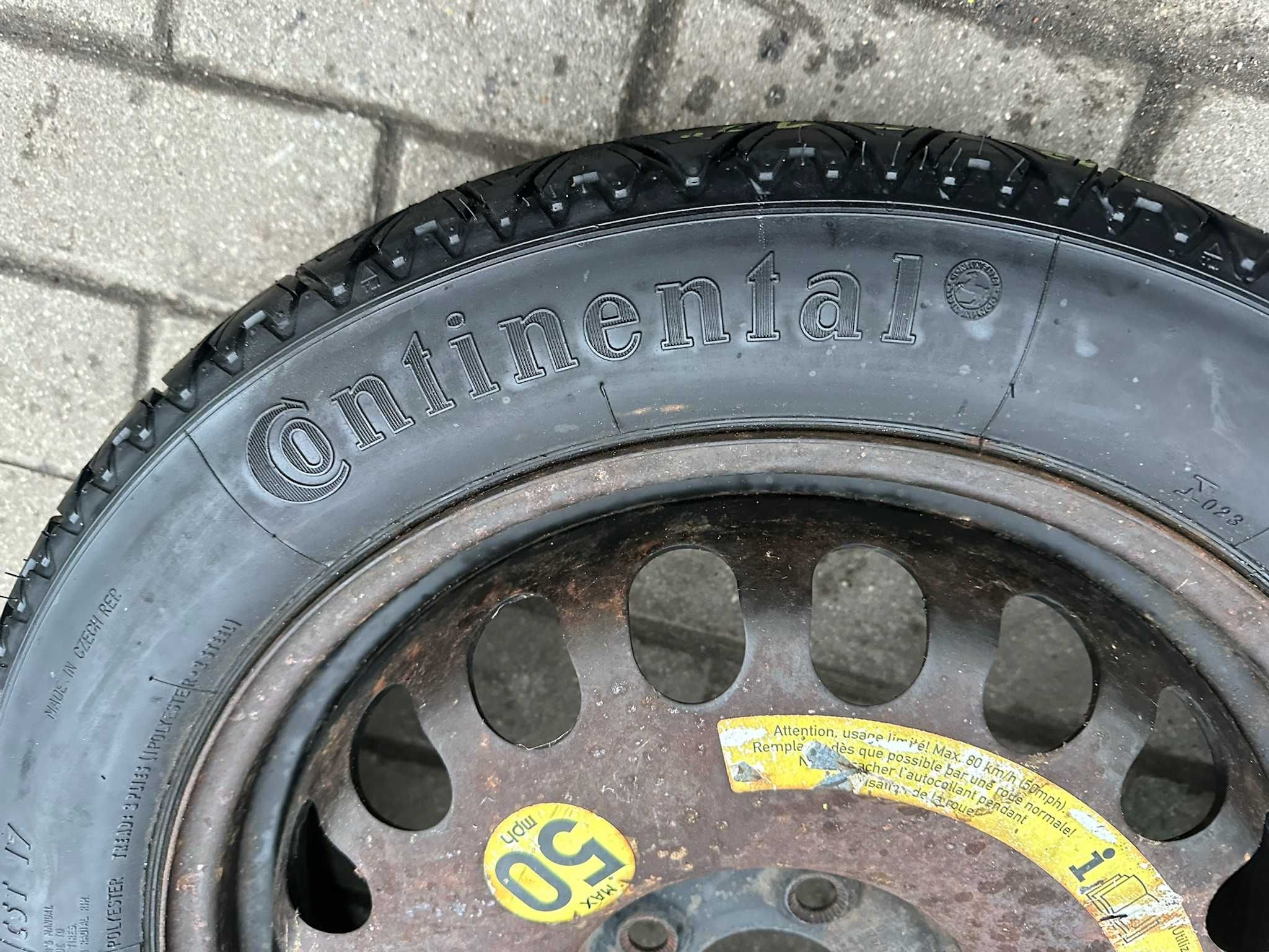 KOŁO DOJAZDOWE ZAPASOWE 17 Mercedes W211 W219 Audi 5X112 155/70R17