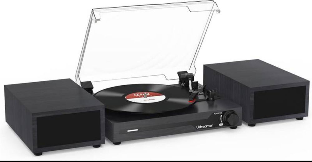 Odtwarzacz płyt winyowych z zewnetrznymi głośnikami 5.3