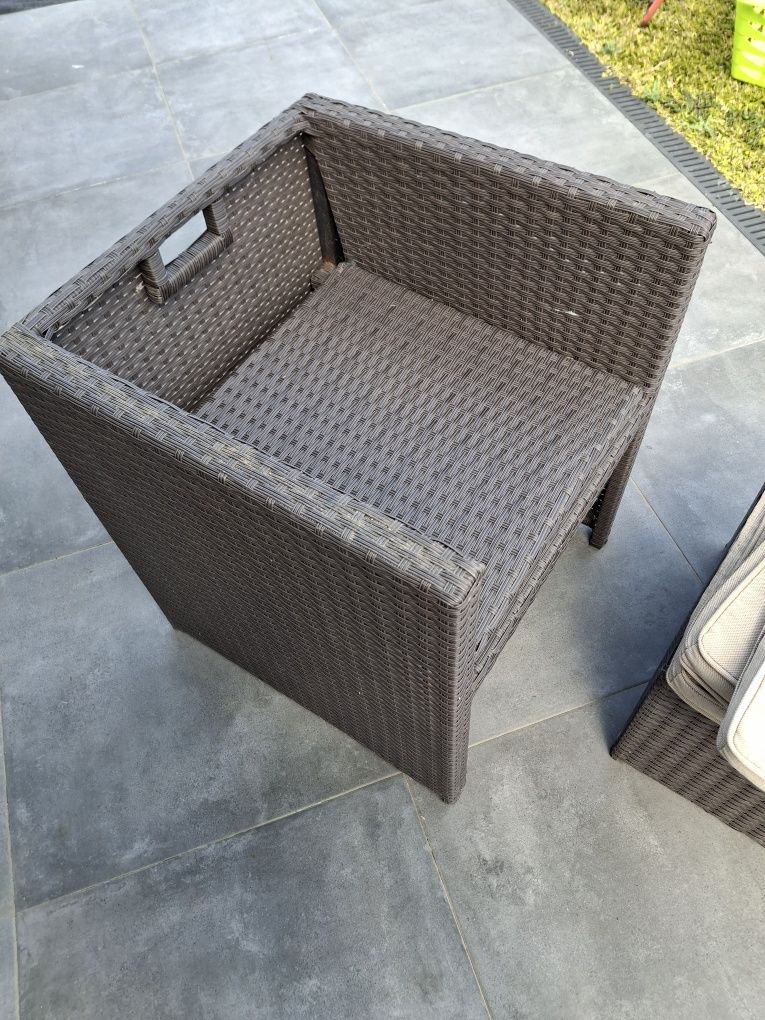 Conjunto refeições mobiliário exterior
