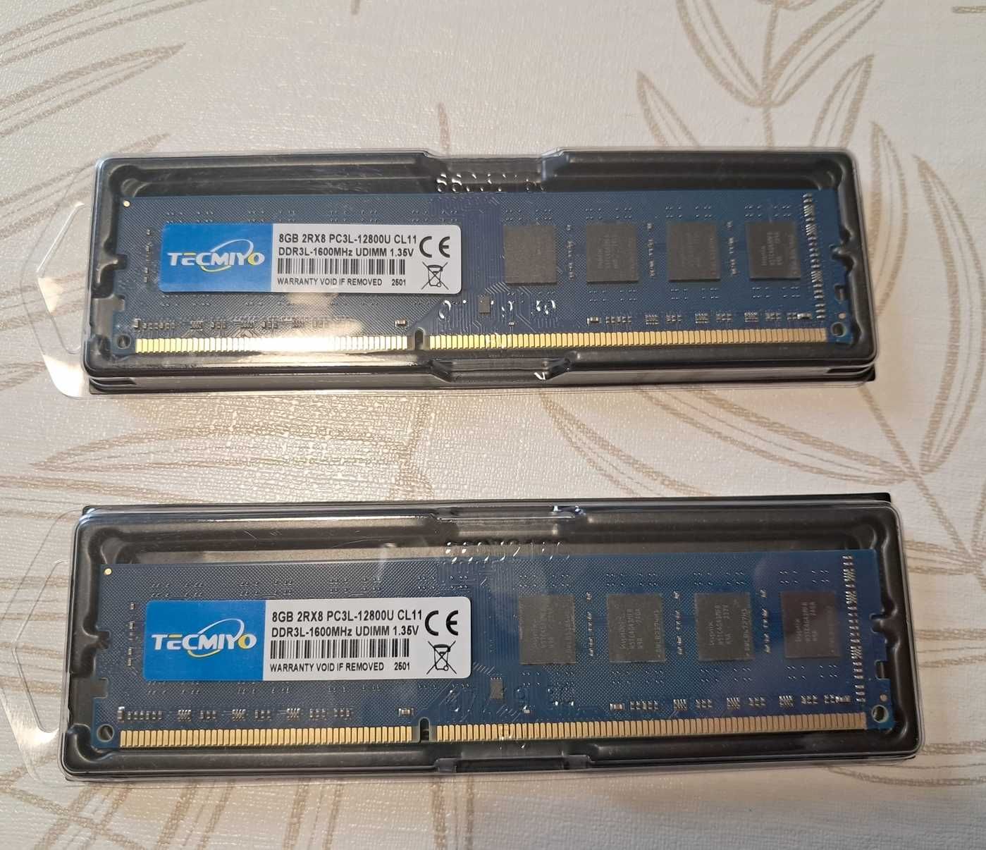 Pamięć 16GB w dwóch kościach 2x8GB  zestaw dual chanel