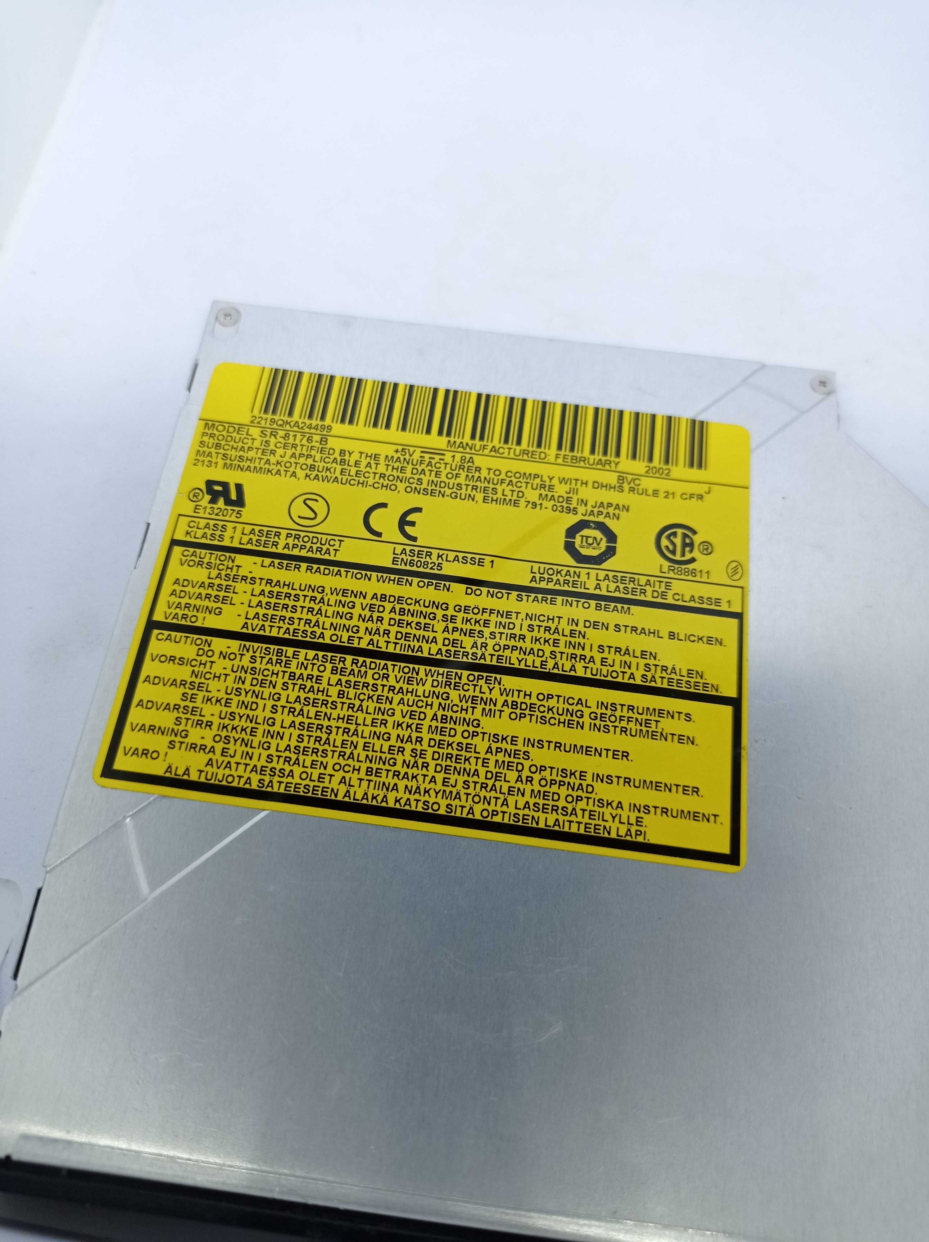 Napęd laptopowy Panasonic DVD-ROM SR-8176-B