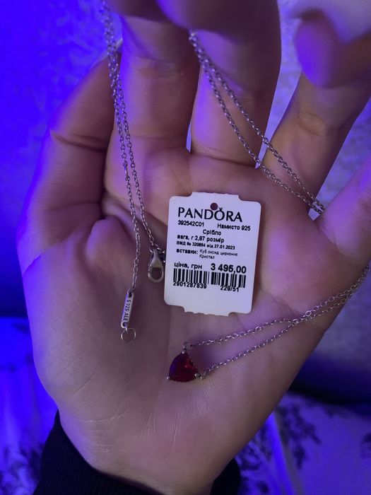 набір»червоне серце«від Pandora оригінал