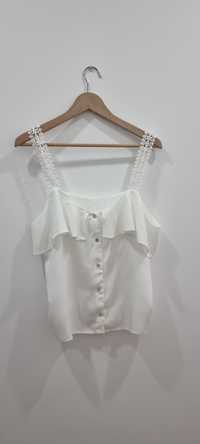 Top Camiseiro Branco - Tam. M