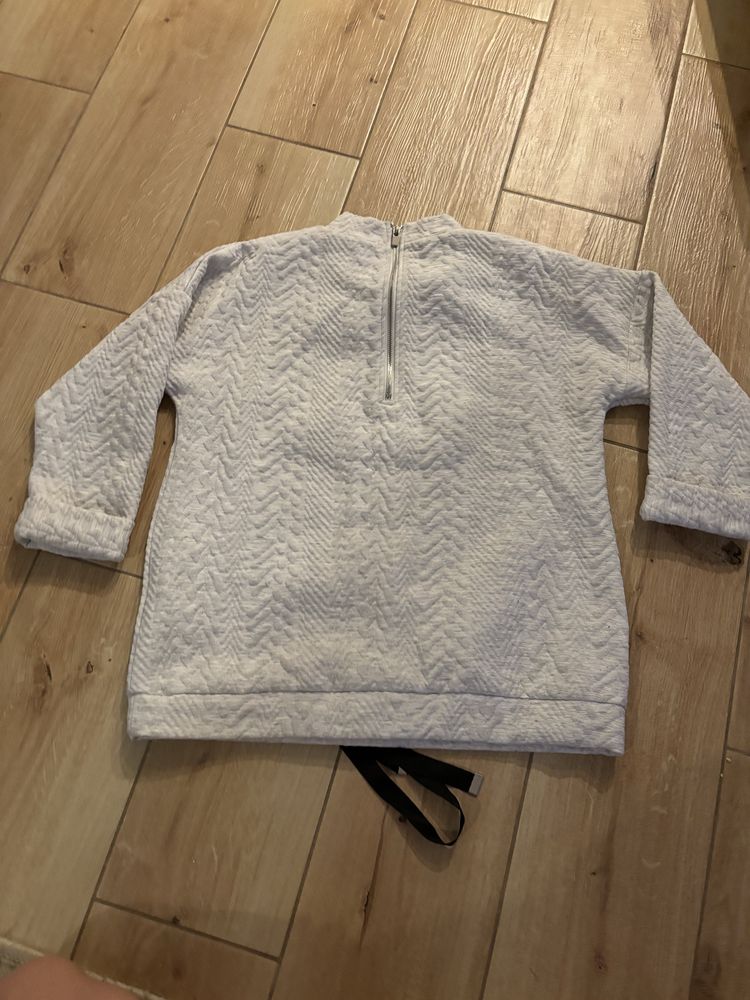 Bluza dresowa elegancka szara pikowana Reserved M