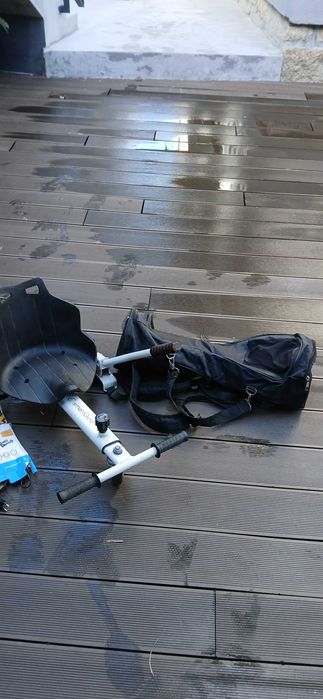 Hoverboard com kart e carregador e capa de transporte